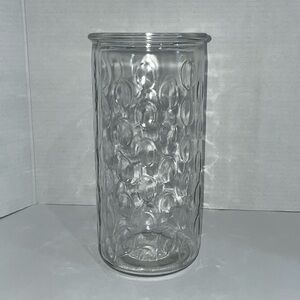 Thumbprint Glass Vase